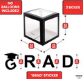 Katchon, Graduation Decorations Class of 2025 Red and Black - Huge, Pack of 76 | Congrats Grad Banner and Graduation Boxes 2025 | Red Balloon Arch