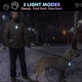 2-Pack Rechargeable Dog Light, Dog Collar Light,Waterproof ,3 Modes LED Dog Safety Lights,Multiple Color Options,Clip On Collar, Leash or
