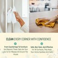 12 Pack Natural Multi-Purpose Cleaner - All Surface Multipurpose Cleaning Tablets Refill - Eco-Friendly Product & Cleaning Supplies - 1 Tablet =