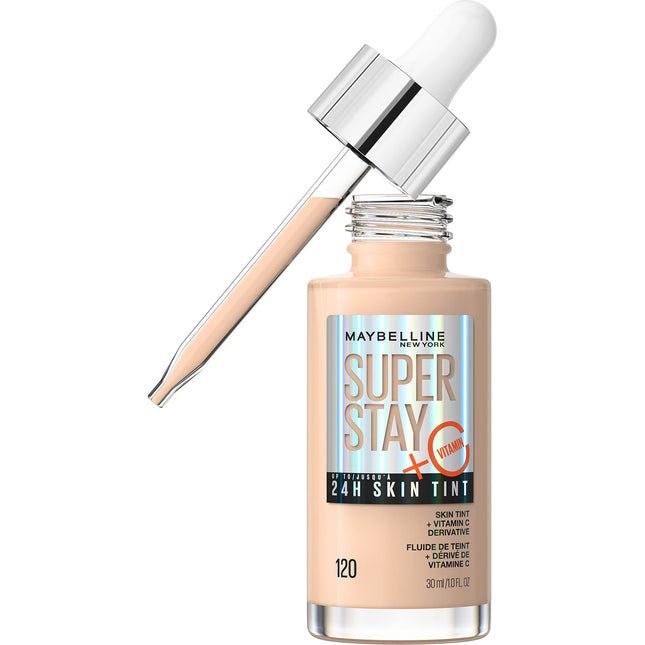 Maybelline Super Stay up to 24HR Skin Tint, Radiant Light-To-Medium Coverage Fou