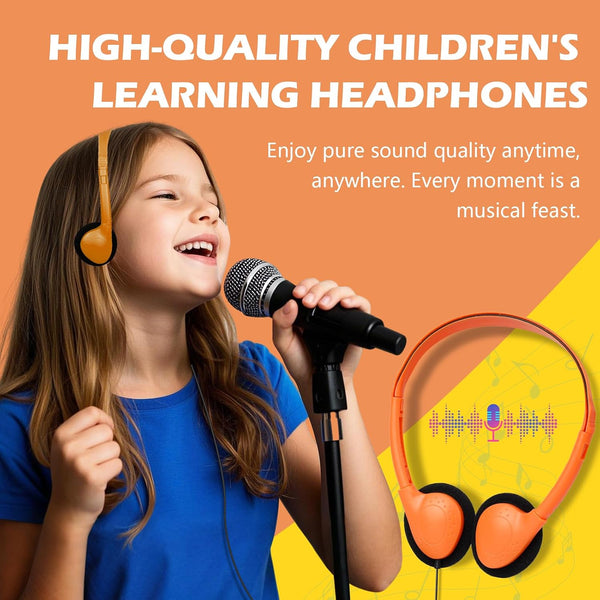 Classroom Kids Headphones Bulk 18 Pack for School Students Children Teen Boys Girls, Whole Bulk Headphones for Classroom Earphones 3.5mm Jack
