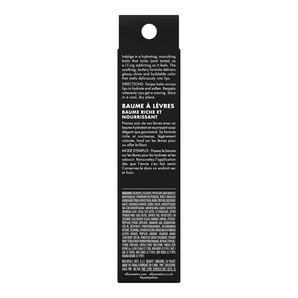 E.L.F. Glow Reviver Melting Lip Balm, Hydrating Tinted Lip Balm for a Glossy Finish & Soft, Supple Lips, Vegan & Cruelty-Free, Blackberry Sorbet