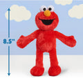 Sesame Street Friends 8-inch Elmo Sustainable Plush Stuffed Animal, Kids Toys for Ages 18 Month by Just Play