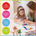 WAU CRAFTS Arts and Crafts Supplies for Kids - 1750 pcs Crafting for School Kindergarten Homeschool - Supplies Set for Craft Art - Supply Kit for