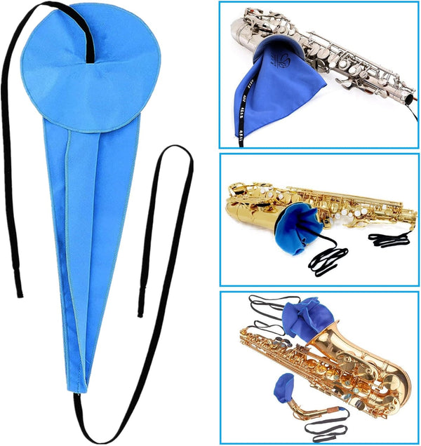 SKYNEO Saxophone Cleaning Kit, Clarinet Cleaning Kit with Maintenance Kit,Cork Grease,Swab,Strap,Cleaning Cloth,Thumb Rest,Reed Case,Mouthpiece