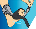 ACE Brand Plantar Fasciitis Sleep Support, Adjustable, Navy, 1/Pack