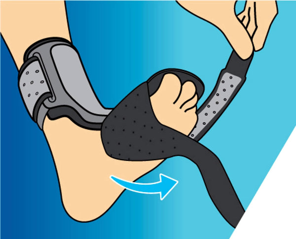 ACE Brand Plantar Fasciitis Sleep Support, Adjustable, Navy, 1/Pack