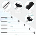 Yeipis 3 Pack Different Back Scratcher Metal Portable Telescoping with Rubber Handles, Extendable Back Massager Tool with Beautiful Box, Stocking
