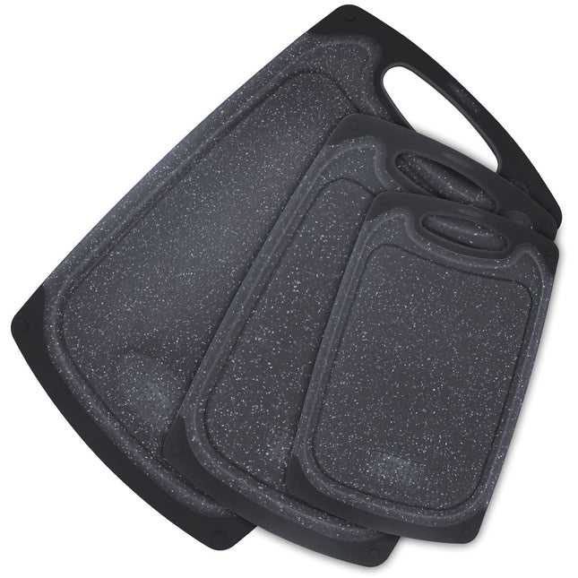 KIMIUP Kitchen Cutting Board (Set of 3),Professional Chopping Boards Sets,Dishwasher Safe Cutting Boards with Juice Groo