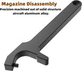 HEKAGURA Tools Kit for Glock, Front Sight Remove Pin Punch Magazine Disassembly Tools for Glock 17 19 19x 26 27 43 43x Accessories Black