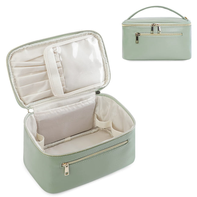 Wandering Nature Makeup Bag, Travel Make up Organizer Cosmetic Brush Bags Case f
