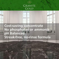 Granite Gold Stone and Tile Floor Cleaner - No-Rinse Deep Cleaning Granite, Marble, Travertine, Ceramic Solution - 32 Ounces (Packaging May Vary)