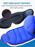 SARISUN Airplane Pillow Combo with Chin Strap, Travel Pillows for Airplanes with Sleep Eye Mask, Plane Pillow for Long Flights, Car Road Trip,