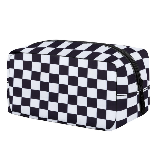 E-Tree Cute Makeup Bag,Medium Travel Make up Pouch for Purse,Zipper Toiletry Cosmetic Brush Skin Care Case for Women Man,Tech Electronic