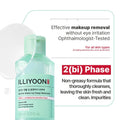 Illiyoon Gentle Deep Eye Makeup Remover | for Waterproof Mascara, Lipstick, Eyeliner, Non-Greasy 2-Phase Oil & Water Formula, Ophthalmologist