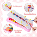 Bracelet Making Kit Toys for Ages 8+ Year Old Girls Gifts Ideas, kit Birthday Gifts for Teen Girls, Arts and Crafts String Maker Tool, Portable