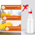 Eccliy 12 Pcs 16 Oz Plastic Spray Bottle, Adjustable Empty Reusable Sprayer for Cleaning, Planting, Water, Bathroom and Kitchen, BBQ, Commercial