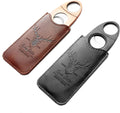 Black Stainless Steel Cigar Cutter Black Deer