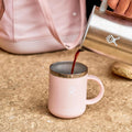 Hydro Flask Coffee Mug – Insulated Stainless Steel, Non Spill, Leak Resistant Travel Mug 12 Oz Birch Gray 12 Oz TONAL BIRCH
