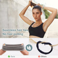 100 Pcs Thick Seamless Hair Ties, Ponytail Holders Hair Accessories for Women Girls No Damage for Thick Hair(Cool Colors) 100 Count (Pack of 1)