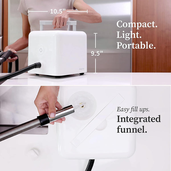 Dupray Neat Steam Cleaner for Home Essential Pack | Powerful Multipurpose Steamer | Chemical-free cleaning for floor, car, wall, grout & kitchen |