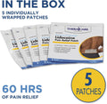 Thera|Care Pain Relief Patch | 4% Lidocaine Patch | 3.9” x 5.5” | 5-Count Box