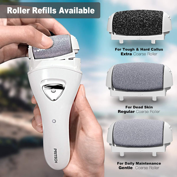 Electric Foot Callus Remover, Rechargeable Portable Electronic Foot File Pedicure Tools, Electric Callus Remover Kit, Professional Pedi Feet Care