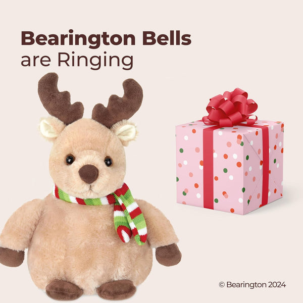 Bearington Big Bucky Reindeer Stuffed Animal, 11.5 Inch Christmas Plush Gifts for Kids, for Ages 3-14 Big Bucky 11.5"