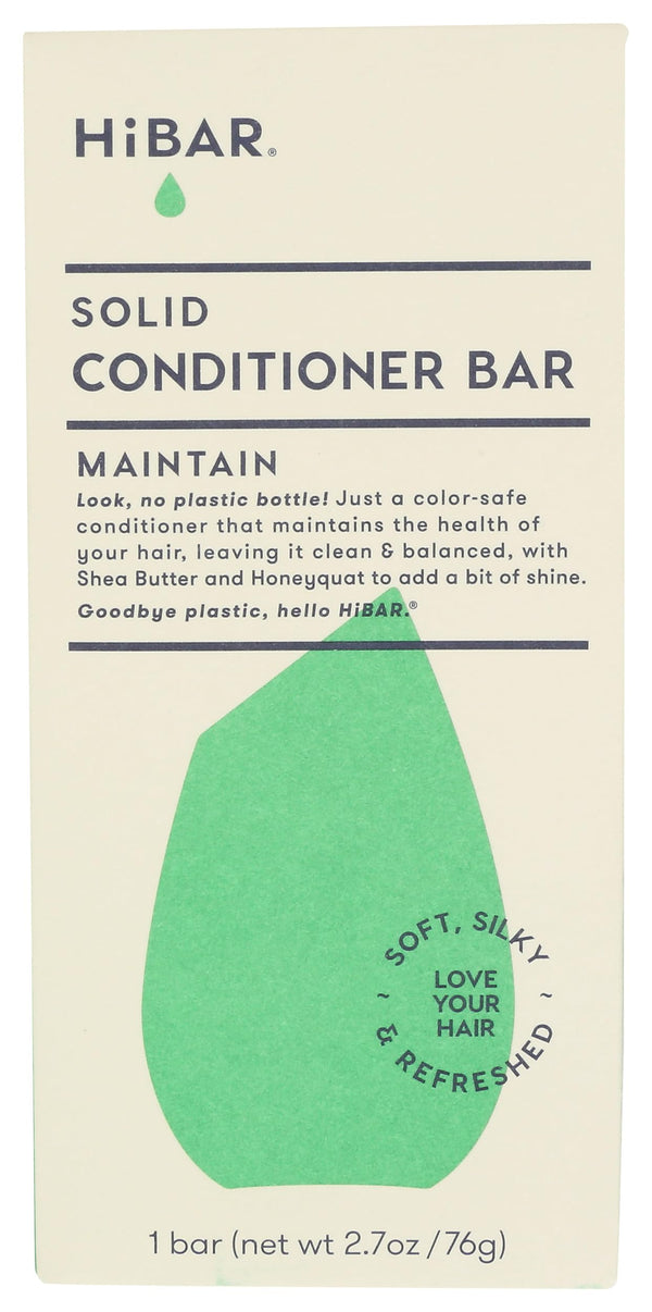 Hibar, Conditioner Solid Bar Maintain, 2.9 Ounce 2.7 Ounce (Pack of 1)
