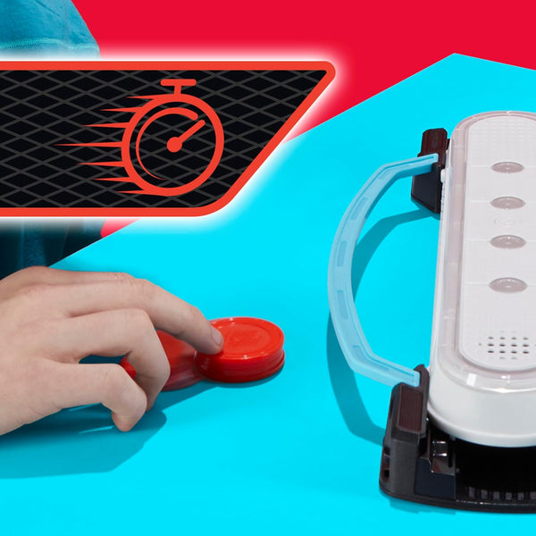 Hasbro Gaming Hypershot Electronic Tabletop Hockey Game | 5 Games in 1 | Music, Lights, and Sounds | Ages 8 and Up | for 1 to 2 Players | Kids
