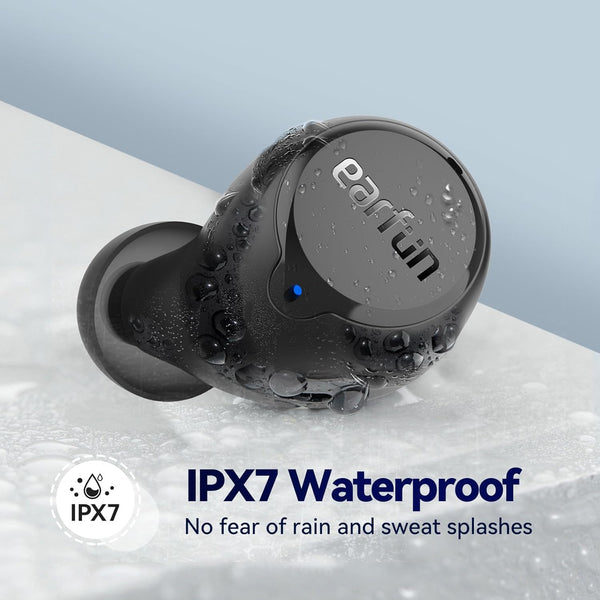 Earfun Free 2S Wireless Earbuds, [Upgraded Version] Bluetooth Earbuds with Deep Bass, 4 Mics for Clear Call, Customizable EQ App, IPX7 Waterproof