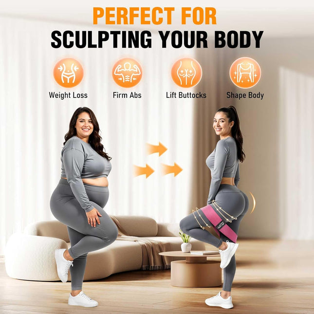 Fabric Resistance Bands for Working Out - Exercise Bands for Women and Men, Boot