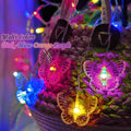 Butterfly Curtain Fairy Lights USB Plug In,8 Modes 120 LED 19.7FT Firefly Twinkle Timer String Lights with Remote, Waterproof Copper Wire for