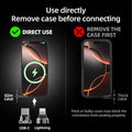 4-In-1 Coiled Universal USB Charging Cable -MAX 240W Fast Charging/Charger Cord with Multi USB Port for Iphone 16/15 14 13 Ipad Samsung Galaxy
