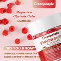 Magnesium Glycinate Gummies 400Mg - Sugar Free Magnesium Potassium Supplement with Magnesium Malate, Vitamin D, B6, and Coq10 for Calm Support &