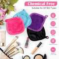 Orighty Makeup Remover Cloths 12 Pack, Makeup Removal Face Cleansing Cloth, Reusable Make up Remover Pads Remove Instantly Dirt with Just Water, 5