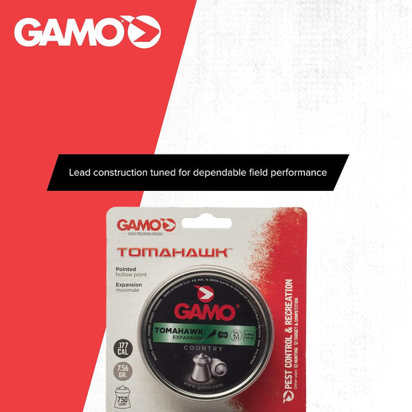 Gamo Whisper Air Rifle Pellets – Quiet Performance, High-Precision Hunting Pellets .177 Caliber, 750 count
