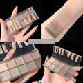Sulily 10 Colors Eyeshadow Palette Matte Naked Eye Shadow Makeup,High Pigmented, Naturing-Looking, Ultra-Blendable,Long Lasting High Pigment Nude