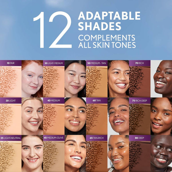 Covergirl Simply Ageless Skin Perfector Essence Foundation, 30 Light-Medium,Tinted Skincare Makeup Hybrid, Sheer Tint, Radiant Finish, Glowy