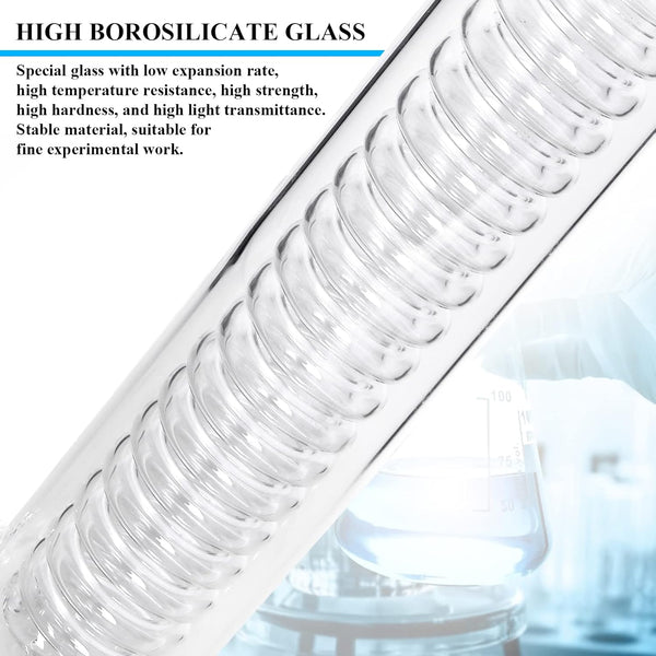MXBAOHENG 1000Ml Soxhlet Extractor Kit Soxhlet Extraction Apparatus with 60/45 Graham Condenser, Flat Bottom Flask 29/32 Joint, Extractor Tube Lab