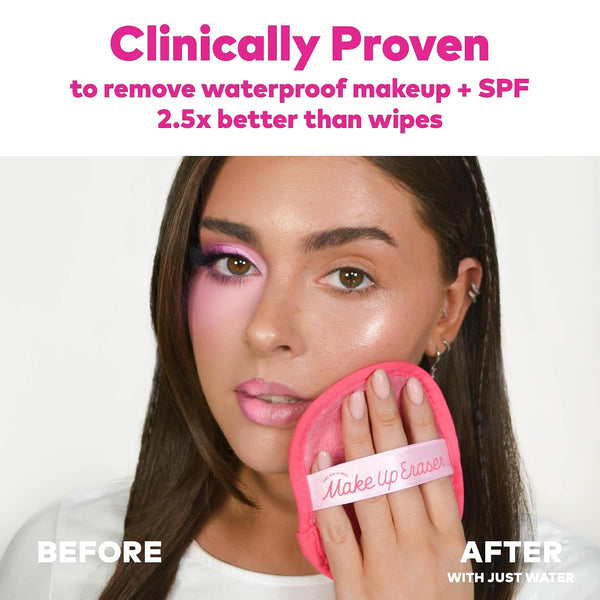 The Original MakeUp Eraser PRO, Effortlessly Remove All Makeup Using Only Water, Including Waterproof Mascara, Eyeliner, Foundation, Lipstick,