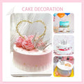 Flower Bouquet Accessories Including 4Pcs Crown Cake Topper Mini Tiara,12 Butterfly Decorations and 50Pcs Bouquet Pins for Birthday Wedding Silver
