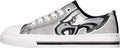 FOCO Womens NFL Team Logo Ladies Fashion Glitter Low Top Canvas Sneakers Shoes Philadelphia Eagles 8 Glitter