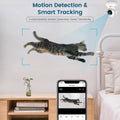 litokam Security Camera Indoor 2K, 360 Pan/Tilt Cameras for Home Security with Motion Detection, Baby Monitor for Pet/Dog with Night Vision,