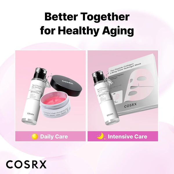 COSRX 6X Peptide Collagen Booster Toner Serum, Niacinamide & Hyaluronic Acid Facial Essence for All Skin Types, Korean Skin Care, Paraben Free,