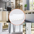 26 Feet Silicone Seal Strip,Door Weather Stripping Door Seal Strip Window Seal Silicone Sealing Tape for Door Draft Stopper Adhesive Tape (White,