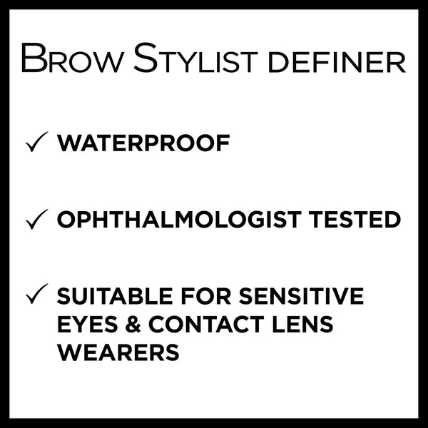 L'Oreal Paris Makeup Brow Stylist Definer Waterproof Eyebrow Pencil, Ultra-Fine Mechanical Pencil, Draws Tiny Brow Hairs and Fills in Sparse Areas