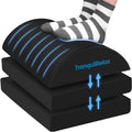 TranquilRelax Foot Rest for Under Desk at Work, Gaming Accessories Foot Stool with 3 Adjustable Heights & Washable Cover, Comfortable Office Desk