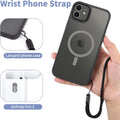 CACOE Cell Phone Lanyard 2 Pcs-1 Pcs Adjustable Neck Strap,1 Pcs Wrist Strap, 2 Pcs Pads, Universal Crossbody, Multifuctional Compatible with Most