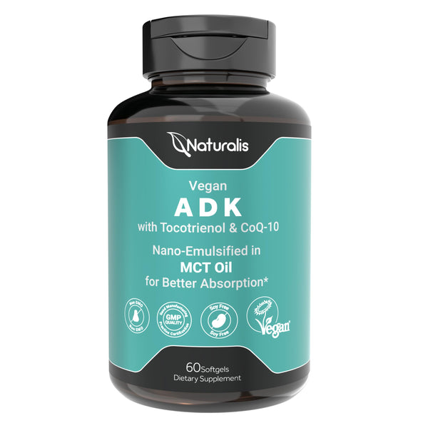 Vegan Tocotrienol with Coq-10 | Nano-Emulsified in EVOO for Better Absoprtion | Non-Gmo, Soy Free and Vegan Society Certified | 60 Veggie Softgels